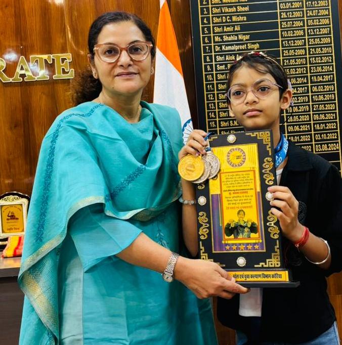 राष्ट्रीय डेफ स्पोर्ट्स चैंपियनशिप 2026 में काव्या राजवाड़े का उत्कृष्ट प्रदर्शन