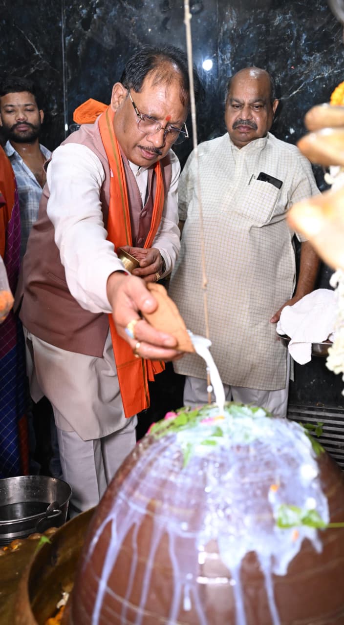 मुख्यमंत्री  विष्णुदेव साय हरिनाम संकीर्तन नामयज्ञ में हुए शामिल 