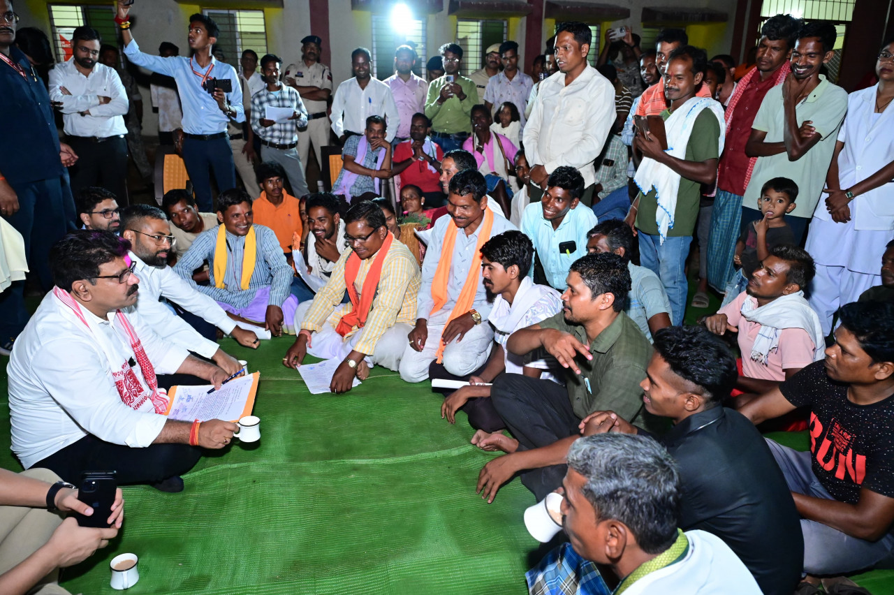उप मुख्यमंत्री शर्मा ने लगाई किसकोड़ो में जनचौपाल 