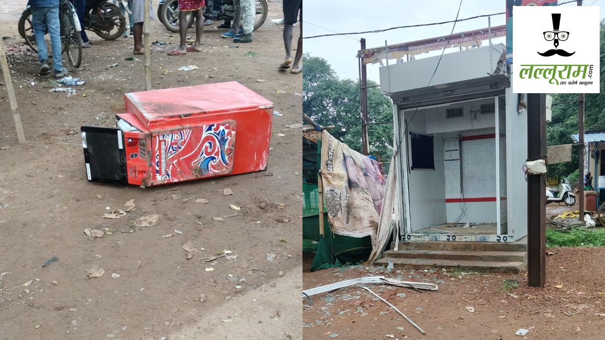 कैश निकालने में फेल रहे एटीएम उखाड़ने वाले चोर, पुलिस खंगाल रही सीसीटीवी