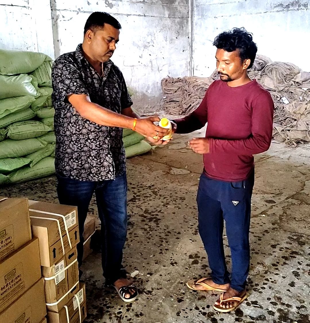 एमसीबी : किसान राजेंद्र सिंह ने आधुनिक खेती की ओर बढ़कर अपनाया नैनो डीएपी