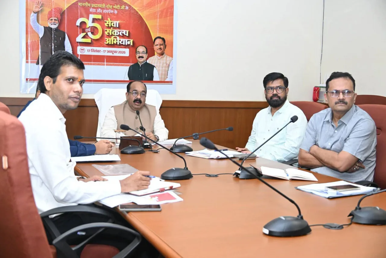 उपउप मुख्यमंत्री अरुण साव ने ‘सेवा संकल्प अभियान’ की तैयारियों की समीक्षा की