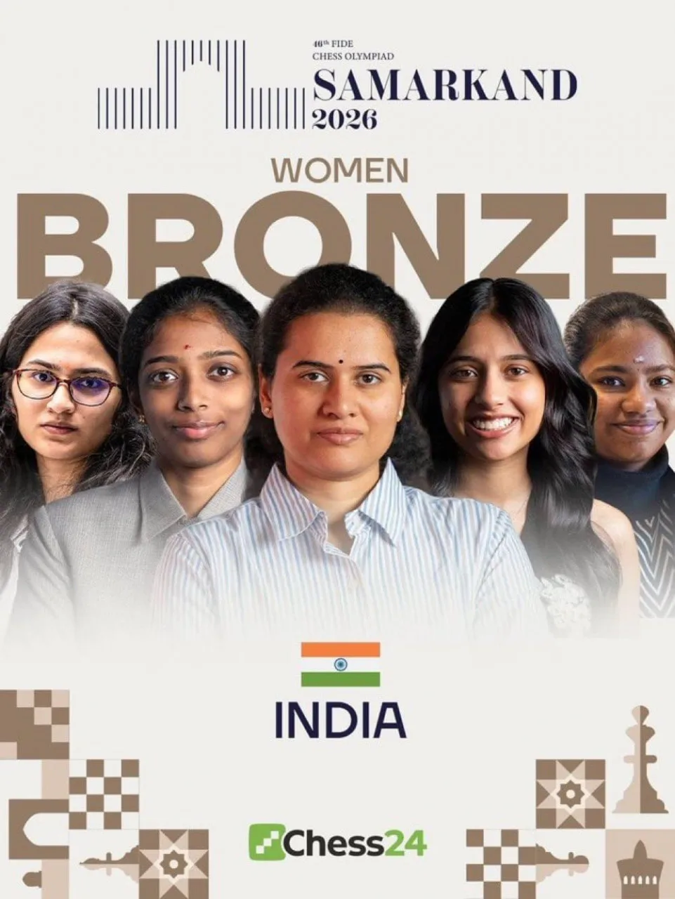 सर्वश्रेष्ठ संयुक्त प्रदर्शन के साथ भारत ने लगातार तीसरी बार अपने नाम की नोना गैप्रिंडाशविली ट्रॉफी