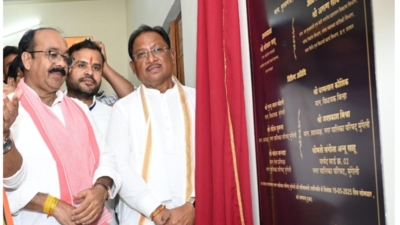 नवनिर्मित मुंगेली प्रेस क्लब भवन का  मुख्यमंत्री श्री विष्णुदेव साय द्वारा लोकार्पण 