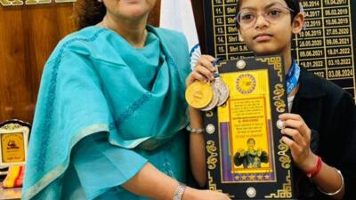 राष्ट्रीय डेफ स्पोर्ट्स चैंपियनशिप 2026 में काव्या राजवाड़े का उत्कृष्ट प्रदर्शन