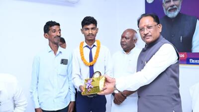 सपना देखना और उसे लक्ष्य में बदलकर निरंतर अभ्यास करना - मुख्यमंत्री साय 