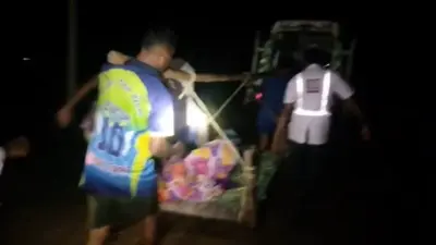 एम्बुलेंस नहीं पहुंच सकी ,7 किलोमीटर खाट पर मरीज को ले जाने मजबूर हुए ग्रामीण