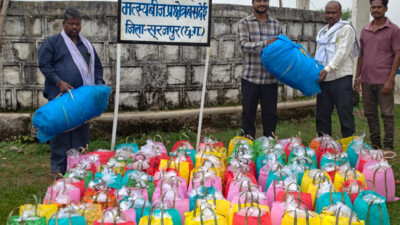 रायपुर: स्पॉन संवर्धन योजना से समृद्ध हो रहे मत्स्य पालक