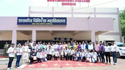 डॉक्टर बनना मंजिल नहीं है समाज की सेवा करना असली लक्ष्य है उप मुख्यमंत्री एवं कवर्धा विधायक विजय शर्मा