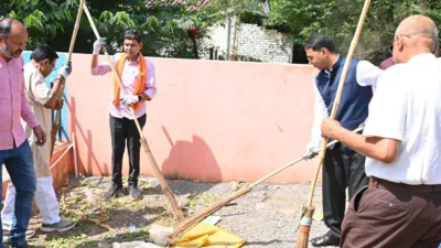 सेवा संकल्प अभियान : स्वच्छता एक आदत है जो धीरे-धीरे संस्कार बनेगी - मंत्री टंक राम वर्मा