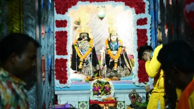जन्माष्टमी के कार्यक्रम के शामिल हुए उप मुख्यमंत्री विजय शर्मा 
